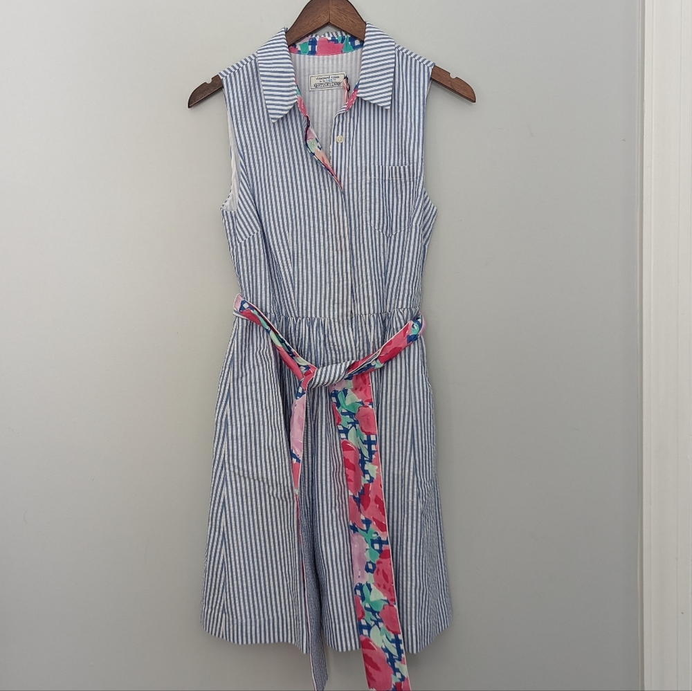 NEW Vineyard Vines Kentucky Derby Shirtdress Size 4 $178